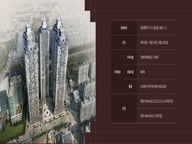 대전 그랑르피에드 사업개요